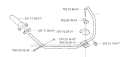 Shaft  Handle Diagram and Parts List for 326RX 2004-03 Husqvarna Brush Cutter