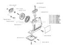 Starter Diagram and Parts List for 326RX 2004-03 Husqvarna Brush Cutter