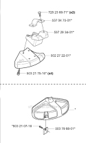 Accessories 2 Diagram and Parts List for 326RX 2004-03 Husqvarna Brush Cutter