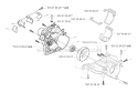 Crankcase Diagram and Parts List for 326RX 2004-03 Husqvarna Brush Cutter