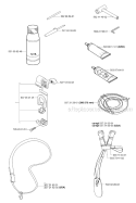 Accessories 1 Diagram and Parts List for 326RX 2006-04 Husqvarna Brush Cutter