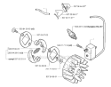 Ignition System Diagram and Parts List for 326RX 2006-04 Husqvarna Brush Cutter