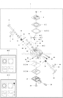 Carburetor Diagram and Parts List for 326RX 2006-04 Husqvarna Brush Cutter