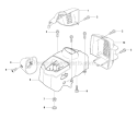 Cover 2 Diagram and Parts List for 326RX 2009-05 Husqvarna Brush Cutter