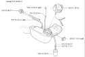 Page J Diagram and Parts List for 326C 326 C 2001-03 Husqvarna Trimmer