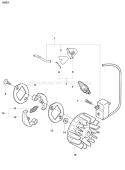 Page J Diagram and Parts List for 326ES 326 ES 2008-04 Husqvarna Edger