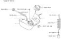 Page H Diagram and Parts List for 326 HDA 55 X-Series 2004-01 Husqvarna Hedge Trimmer