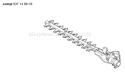 Page G Diagram and Parts List for 326 HDA 55x 2005-10 Husqvarna Hedge Trimmer