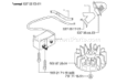 Page K Diagram and Parts List for 326 HD 60 X-Series 2002-02 Husqvarna Hedge Trimmer