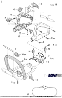 Page J Diagram and Parts List for 326 HD 60 X-Series 2003-01 Husqvarna Hedge Trimmer