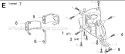 Page E Diagram and Parts List for 326 HD 60 X-Series 2003-01 Husqvarna Hedge Trimmer