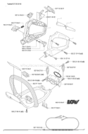 Part Location Diagram of 537105103 Husqvarna WIRING