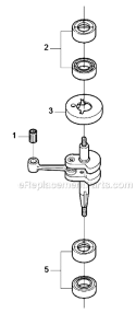 Page F Diagram and Parts List for 326 HD 75 X-Series 2002-02 Husqvarna Hedge Trimmer