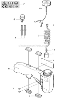 Page H Diagram and Parts List for 326 HD 75 X-Series 2002-02 Husqvarna Hedge Trimmer