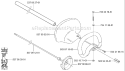 Page J Diagram and Parts List for 326 HE 3 X-Series 2004-01 Husqvarna Hedge Trimmer