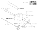 Page M Diagram and Parts List for 326 HE 3x 2005-10 Husqvarna Hedge Trimmer