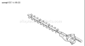 Page H Diagram and Parts List for 326 HE 3x 2005-10 Husqvarna Hedge Trimmer