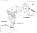 Page M Diagram and Parts List for 326C 326 C 2001-03 Husqvarna Trimmer