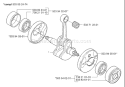 Page F Diagram and Parts List for 326 P4 X-Series 2001-09 Husqvarna Pole Saw