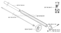 Page K Diagram and Parts List for 326 P4 X-Series 2002-05 Husqvarna Pole Saw