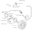 Page H Diagram and Parts List for 326P4 326 P4 2004-06 Husqvarna Pole Saw