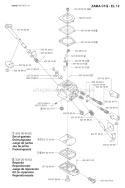 Page C Diagram and Parts List for 326 P5 X-Series 2002-05 Husqvarna Pole Saw