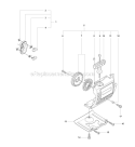 Starter (Standard) Diagram and Parts List for 327P4 2012-10 Husqvarna Pole Saw