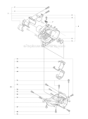 Clutch Cover And Crankcase Diagram and Parts List for 327P4 2012-10 Husqvarna Pole Saw