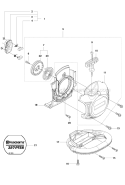 Starter Diagram and Parts List for 327PT5S 2011-06 Husqvarna Pole Saw