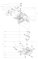 Clutch Cover  Crank Case Diagram and Parts List for 327PT5S 2011-06 Husqvarna Pole Saw