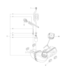 Fuel Tank Diagram and Parts List for 327PT5S 2011-06 Husqvarna Pole Saw