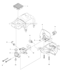 Intake Diagram and Parts List for 327PT5S 2011-06 Husqvarna Pole Saw