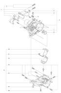 Clutch Cover  Crank Case Diagram and Parts List for 327PT5S 2012-01 Husqvarna Pole Saw