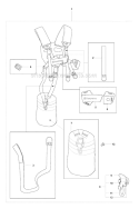 Harness Diagram and Parts List for 327RDX 2008-03 Husqvarna Brush Cutter