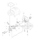 Carburetor  Air Filter Diagram and Parts List for 327RDX 2008-03 Husqvarna Brush Cutter