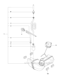Fuel Tank Diagram and Parts List for 327RDX 2012-01 Husqvarna Brush Cutter