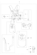 Harness Diagram and Parts List for 327RDX 2012-01 Husqvarna Brush Cutter
