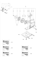 Starter 2 Diagram and Parts List for 327RDX 2012-01 Husqvarna Brush Cutter