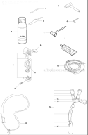 Accessories 1 Diagram and Parts List for 327RJX 2009-10 Husqvarna Brush Cutter