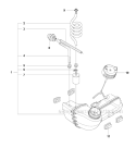 Fuel Tank Diagram and Parts List for 327RJX 2009-10 Husqvarna Brush Cutter