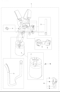 Harness Diagram and Parts List for 327RJX 2009-10 Husqvarna Brush Cutter