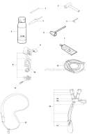 Accessories 1 Diagram and Parts List for 327RJX 2012-01 Husqvarna Brush Cutter