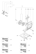 Starter 2 Diagram and Parts List for 327RJX 2012-01 Husqvarna Brush Cutter
