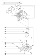 Crankcase Diagram and Parts List for 327RJX 2012-01 Husqvarna Brush Cutter