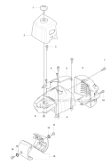 Cover Diagram and Parts List for 327RX 2008-03 Husqvarna Brush Cutter