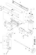 Shaft  Suspension Diagram and Parts List for 327RX 2009-10 Husqvarna Brush Cutter