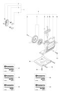 Starter 2 Diagram and Parts List for 327RX 2012-01 Husqvarna Brush Cutter
