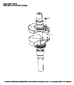 Crankshaft Diagram and Parts List for LGT48DXL-96043026000  Husqvarna Lawn Tractor