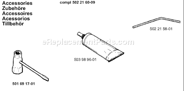 Page A Diagram and Parts List for 225H75 1998-01 Husqvarna Trimmer