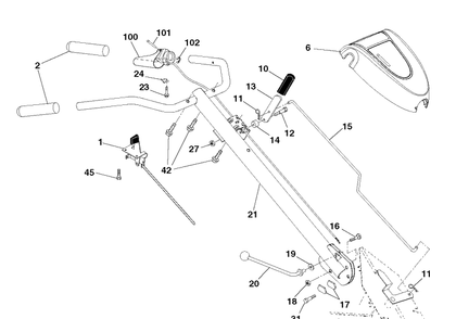 Part Location Diagram of 595529901 Husqvarna Cable Assembly
